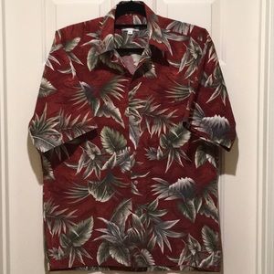 Pierre Cardin Hawaiian 🌺 Style Camp Shirt SS Med